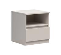 Table de chevet table de nuit avec 1 tiroir coloris Beige