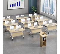 Table de conférence pliante à roulettes pour salle de séminaire et formation de bureau