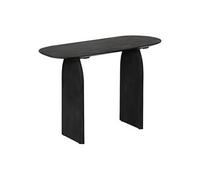 Table de console, meuble de console en bois de manguier coloris noir - Longueur 110 x Profondeur 45 x Hauteur 77 cm - -