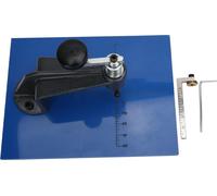 Table de coupe circulaire pour verre, outil de coupe professionnel en acier rond avec 2 accessoires