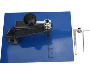 Table de coupe circulaire pour verre, outil de coupe professionnel en acier rond avec 2 accessoires