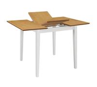 Table de cuisine - CLOUD - extensible Blanc - (80-120)x80x74 cm - MDF LL085295
