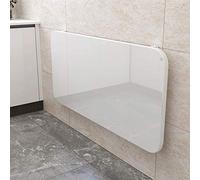Table de cuisine murale pliable pour économiser de l'espace - Design durable - Laminé froid - Établi pliable polyvalent pour les petits espaces - Installation et utilisation faciles