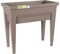 Table de Culture sur Pieds, EDA Veg&Table City, 57 L, 76 x 38,5 x H. 68 cm, Taupe