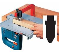 Table de découpe de précision pour toutes les scies sauteuses - appareil de base + 4 lames de scie extra-longues, type (tige en T)