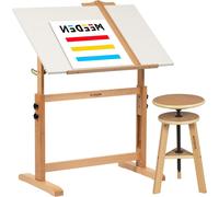 Table de dessin - Tableau de dessin - Table de loisirs - Bureau d'écriture - Ensemble de table de dessin