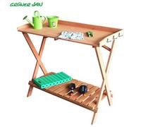 Table de jardinage en bois 100x86x50 cm Table de jardinage Établi de rempotage Jardinier