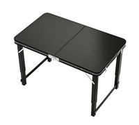 Table de gril pliante 3 hauteurs, table de pique-nique utilitaire portable en aluminium réglable en hauteur, tables de camping portables, bureau de salle à manger rectangulaire pliant(Fabric Stool)