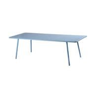 Table de jardin 10-12 places 234cm bleue BERGAME