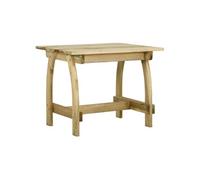 vidaXL Table de jardin 110x74x75 cm Bois de pin imprégné
