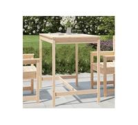 vidaXL Table de jardin 121x82,5x110 cm Pin massif