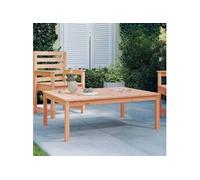 vidaXL Table de jardin 121 x 82,5 x 45 cm Bois massif de douglas Marron G
