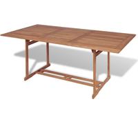 Table de jardin 180x90x75 cm Bois de teck solide