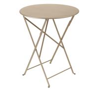 Table de jardin 2 personnes FERMOB Bistro Ø 60 cm - Muscade