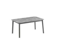 Table De Jardin 4 à 6 Personnes - Oron - Hpl - Gris Ciment - Lafuma Mobilier