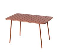 Table De Jardin 4 À 6 Places 120cm Terracotta Bergame Marron