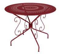 Table de jardin 4 personnes FERMOB Montmartre Ø 96 cm - Piment
