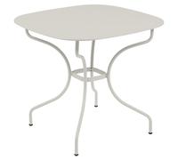 Table de jardin 4 personnes FERMOB Opéra + 82 x 82 cm - Gris Argile