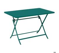 Table de jardin 4 places Greensboro pliables 110x70cm vert opale - Hespéride