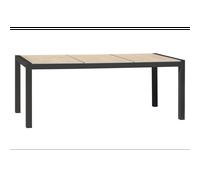 Table Jardin Venise Céramique Et Aluminium Gris Anthracite - Dcb Groupe - Decochine