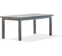 Table de jardin 6 à 10 places en aluminium avec plateau céramique