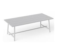 Table de jardin 6 à 8 personnes Fatboy Fred 220 x 100 cm - Gris Clair
