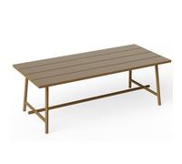 Table de jardin 6 à 8 personnes Fatboy Fred 220 x 100 cm - Marron Mochaccino