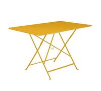 Table de jardin 6 personnes FERMOB Bistro 117 x 77 cm - Miel