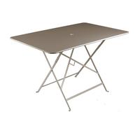 Table de jardin 6 personnes FERMOB Bistro 117 x 77 cm - Muscade