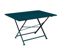 Table de jardin 6 personnes FERMOB Cargo 128 x 90 cm - Bleu Acapulco