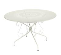 Table de jardin 6 personnes FERMOB Montmartre Ø 117 cm - Gris Argile