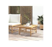 vidaXL Table de jardin en bambou 65 x 55 x 30 cm