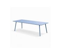 Table de jardin 8-10 places 200cm bleu BERGAME