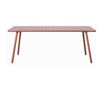 Table de jardin 8-10 places 200cm terracotta BERGAME