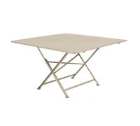 Table de jardin 8 personnes FERMOB Cargo 128 x 128 cm - Muscade