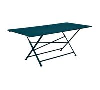 Table de jardin 8 personnes FERMOB Cargo 190 x 90 cm - Bleu Acapulco