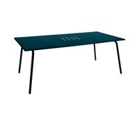 Table de jardin 8 personnes FERMOB Monceau 194 x 94 cm - Bleu Acapulco