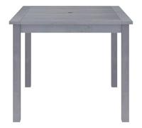 Table de jardin 88x88x74 cm Bois d'acacia massif pour l'extérieur | Bois dur robuste, facile d'entretien, design rustique, convient pour patio et terrasse, housse résistante aux intempéries