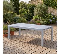 Table de jardin aluminium 8/12 P extensibleReproductions bois TULUM
