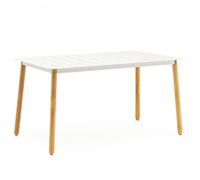 Table de jardin aluminium - Alicante - L.150 x l.80 x H.75 cm - 6 personnes