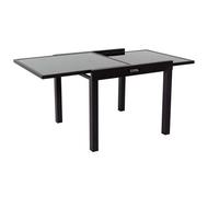 Table De Jardin Aluminium Extensible "Porto 8" - Phoenix - Noir Noir
