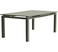 Table de jardin Aluminium Kaki, Extensible 180/240 x 100 cm, Miami