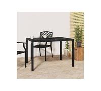 vidaXL Table de jardin anthracite 110x80x72 cm Acier