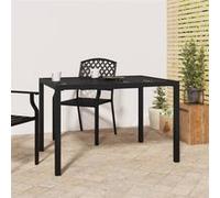 vidaXL Table de jardin anthracite 110x80x72 cm Acier