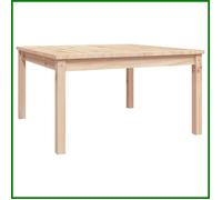 Table de jardin - ASHATA - BK824120 - Bois massif de pin - 82,5x82,5x45 cm - 4 personnes