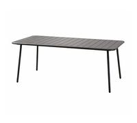 Concept Usine Table de jardin Bergame 6 places 160 cm gris foncé