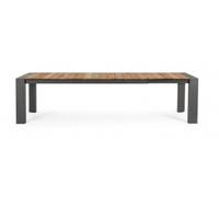 Table de jardin BIZZOTTO Cameron Alara 228 / 294 x 75 x 100 cm