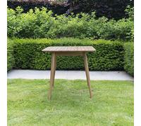 Table de jardin carrée 2/4p en teck massif NAPLES