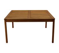 Table de jardin carrée en bois massif L147 cm AKIS