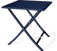 Table de jardin carrée pliante en aluminium
